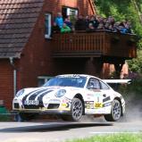 Auf dem Sprung zum Sieg im Sulinger Land: Ruben Zeltner im Porsche 911 GT3